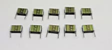 Image of QUANTITY  OF  10   METALLIZED  POLYESTER  FILM  CAPACITORS  0.1uF / 100nF  250V
