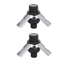 Image of 2pcs Built-in Pressure Pump Vacuum Champagne Stopper Sparkling Wine