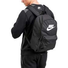 Image of NIKE Heritage Backpack Sports Travel School Gym Rucksack Unisex Bag Straps Black