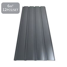 Image of MONDEER 12 X Roof Sheets Corrugated Profile Galvanized Roofing Panel 0.3mm THICK
