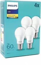 Image of Philips LED Frosted E27/E14/GU10 4-Pack Golf Ball Warm White 2700K 8W/5.5W/4.7W