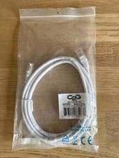 Image of C2G 2M CAT5E Snagless White Network Cable New In Packaging