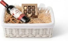 Image of WICKER WILLOW STORAGE BASKETS LINING CHRISTMAS GIFT MAKE YOUR OWN HAMPER LARGE