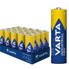 Image of Varta AA Industrial Pro Alkaline Long Lasting Batteries MN1500 1.5V LR6 Battery