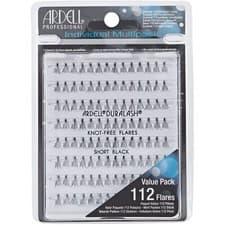 Image of Ardell Duralash Individual Knot Free Multipack - Short Black Lashes - 112 Flares