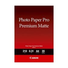 Image of Canon PM-101 Premium Matte A4 Inkjet Photo Paper 210gsm - 20 Sheets (8657B005)