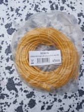 Image of Yellow RJ45 Network Ethernet Cable Cat5e LAN UTP Patch Internet Lead 20m Lot
