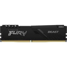 Image of Kingston FURY Beast 8GB (1 x 8GB) PC4-25600 (DDR4-3200) UDIMM Memory - Black...