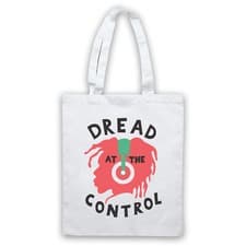 Image of DREAD AT THE CONTROL UNOFFICIAL DJ MIKEY STRUMMER TOTE BAG LIFE SHOPPER