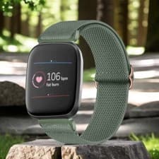 Image of For Fitbit Versa 2 3 4 Charge 5 6 Replacement Nylon Sport Air Strap Watch Band