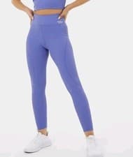 Image of Jack Wills Activ Rib Leggings In Purple. RRP £54.99