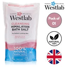 Image of 1 x Westlab Himalayan Bath Salt 1kg - 100% Natural Mineral Salt Cleansing