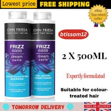 Image of John Frieda Frizz Ease Dream Curls Shampoo & Conditioner Duo Pack 2 X 500Ml, Hai