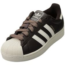 Image of adidas Superstar Ii Womens Fashion Trainers in Coffee - 5 UK