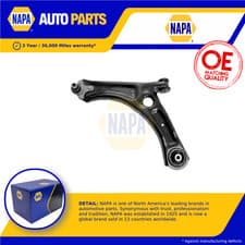 Image of Wishbone / Suspension Arm Front Left NST2356 NAPA Track Control 1K0407151BB New