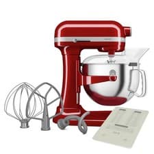 Image of Food Mixer by KitchenAid - 5.6L, Red, Bowl-Lift, Heavy Duty Design, Pro Style