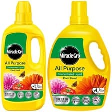 Image of Miracle Gro Grow All Purpose Liquid Plant Food Feed Concentrate Fertiliser 800ml