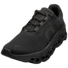 Image of On Running Cloudmonster Mens Casual Trainers in Black - 8.5 UK