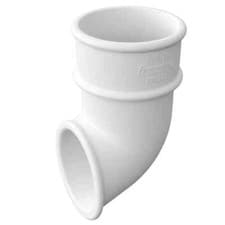 Image of White 68mm round Downpipe Shoe* Cheapest on ebay*