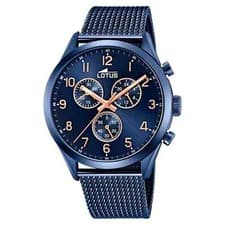 Image of Lotus L18638/1 Men's Blue Dial Chronograph Watch