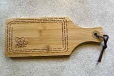 Image of Paddle Shaped Serving Cheese Board Medium Chopping Board UK