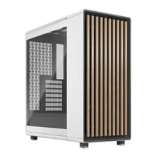 Image of Fractal Design North Chalk White Mid Tower Tempered Glass PC Case 2x 140mm Fans