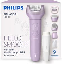 Image of Philips Epilator Series 9000 - Cordless Wet and Dry Electric Epilator, Hair Remo