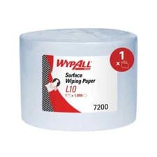 Image of Wypall L10 Extraplus Wipes 1000Sht Blue 7200