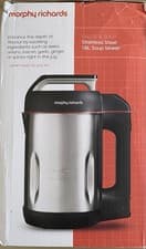 Image of Morphy Richards Sauté and Soup 1.6 Litres Soup Maker Stainless Steel