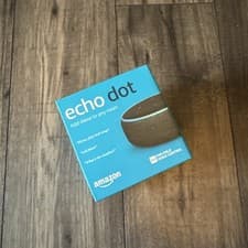 Image of Amazon Echo Dot 3rd Gen Smart Speaker Alexa Charcoal Voice Control brand new