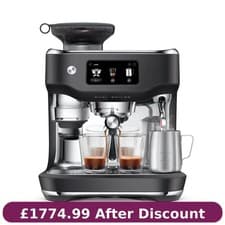 Image of Sage The Oracle Dual Boiler SES995BTR Bean-To-Cup Coffee Machine Black Truffle.