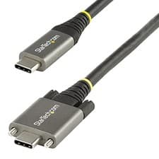 Image of StarTech.com 3ft (1m) Side Screw Locking USB C Cable 10Gbps - USB 3.2 Gen 2