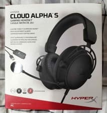 Image of HyperX Cloud Alpha Gaming Over-Ear Headset - Black - New in box.