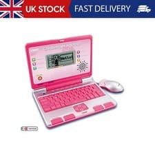 Image of VTech Challenger Laptop Pink Learning Educational Toy Computer Laptop Kids New