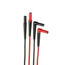 Image of Fluke TL224 SureGrip Silicone Red & Black Test Lead Set for Clamp & Multimeters