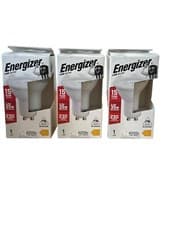 Image of Energizer LED 2.4w GU10 Non-Dimmable 230lm 4000k Cool White Bulb Pack of 3