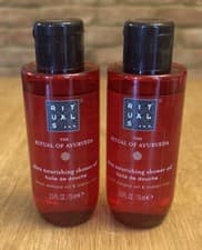 Image of RITUALS THE RITUALS OF AYURVEDA SHOWER OIL 150ml, 2x75ml, Travel Size