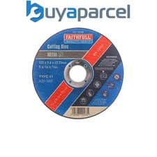 Image of Faithfull Metal Cut Off Disc 125 x 3.2 x 22.23mm FAI1253M