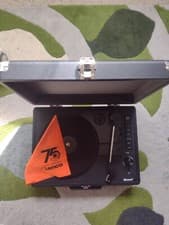 Image of lenco portable turntable