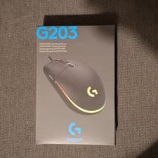 Image of Logitech G203 LightSync Gaming Mouse Black, USB Wired, 8000 DPI Optical Sensor