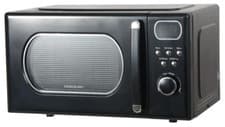 Image of Cookology Retro Microwave 800W Freestanding 20L - Black RETDD20BK