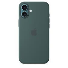 Image of New Genuine Apple iPhone 16 Plus Silicone Case with MagSafe Lake Green MYYH3ZM/A