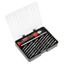 Image of Sealey Precision Bit Screwdriver Set 32pc Slotted, Phillips, Pozi, TRX-Star, Hex