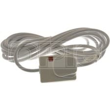 Image of 1 Way Extension Socket White 5 Metres - 5m - Fitted 13A Plug - STATUS 1WS5MCP10