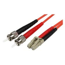 Image of StarTech 50FIBLCST1 1m Multimode 50/125 Duplex Fibre Patch Cable LC - ST