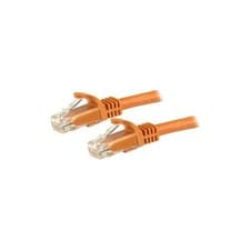 Image of StarTech 10m Cat6 Patch Cable Snagless RJ45 Connectors Orange 10 m Patch Cord