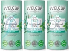 Image of Weleda Eucalyptus & Peppermint Solid Deodorant - 50g (Pack of 3)