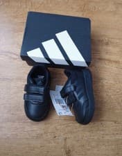 Image of Adidas Toddler Leather Trainers Size 4K