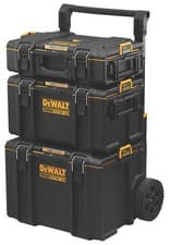Image of DEWALT ToughSystem 2 Rolling Mobile Tool Storage Box Trolley Tower 3 Pcs