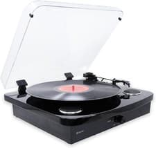 Image of Vinyl Record Player Stereo Speakers Dual Bluetooth USB & SD Recording VPL-230B